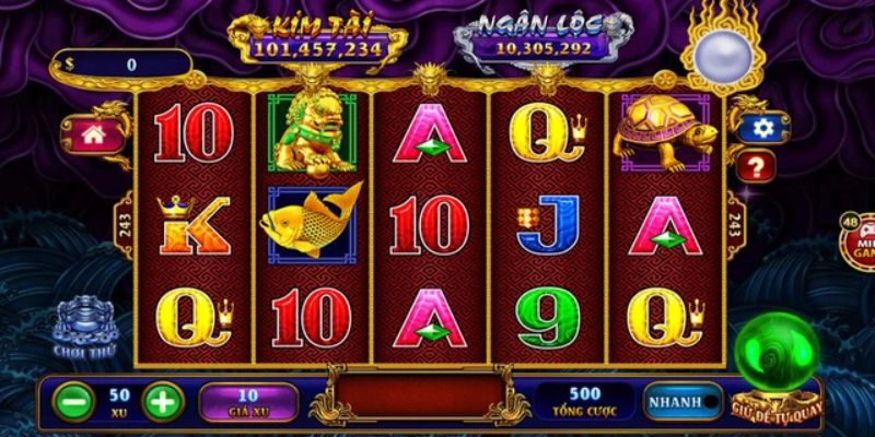 Kho tàng ngũ long - tựa game slot với nhiều tính năng hấp dẫn