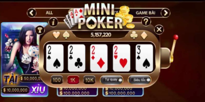 Những kinh nghiệm chơi mini poker nhất định không nên bỏ lỡ
