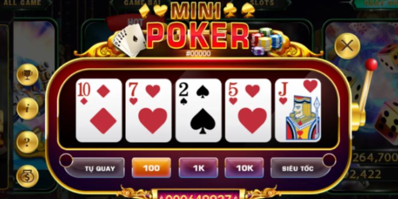 Phiên bản đánh bài poker kết hợp với nổ hũ